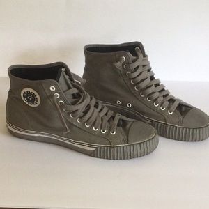 PF Flyers Gray Hi Top shoes Mens Size 13